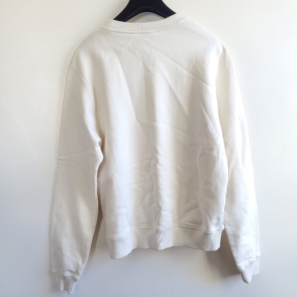 New BA&SH Tarah True Life Graphic Cotton Off White Sweatshirt Large /8 US /3 EU - Picture 9 of 13